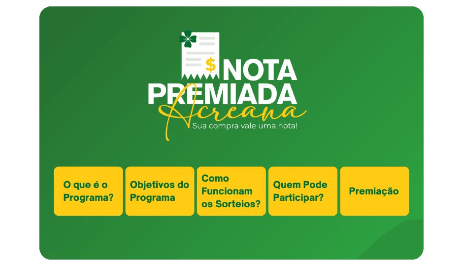 Nota Premiada Acreana: Programa de Cidadania Fiscal e Combate à Sonegação