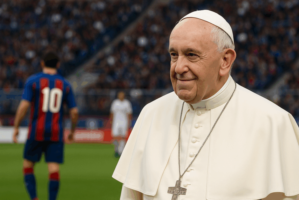 VOCÊ NUNCA OUVIU ISSO: Clube argentino emociona o mundo ao homenagear Papa Francisco