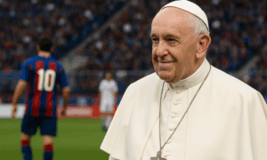 VOCÊ NUNCA OUVIU ISSO: Clube argentino emociona o mundo ao homenagear Papa Francisco