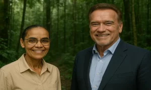 Encontro de Marina Silva com grupo de Schwarzenegger reacende debate sobre proteção ambiental e coloca o Acre no centro das atenções globais