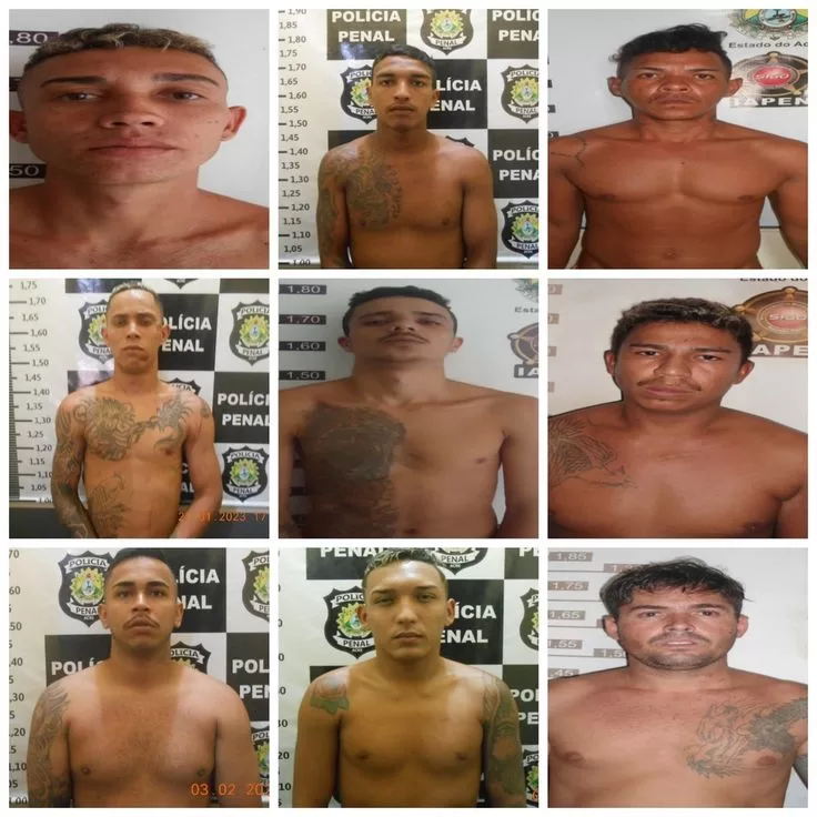 ALERTA: Nove Detentos de Alta Periculosidade Escapam do Complexo Penitenciário de Rio Branco