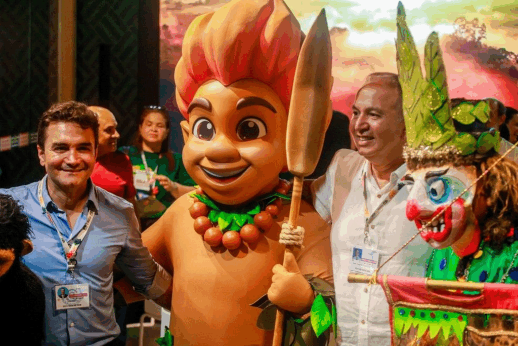 CULTURA: Curupira, o Mascote da COP 30 Dança com Bichos da Floresta na GreenZone