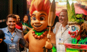 CULTURA: Curupira, o Mascote da COP 30 Dança com Bichos da Floresta na GreenZone