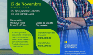 INVESTIMENTO: Microcrédito Rural Conquista+ Impulsiona Agricultura em Cruzeiro do Sul