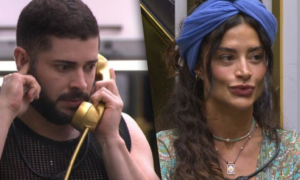 BERLINDA: Big Fone Toca no BBB; Marcelo Atende, Fica Imune e Indica Aline Campos ao Paredão
