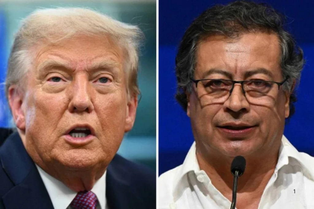 TENSÃO: Trump Ameaça Atacar a Colômbia e Critica Governo de Gustavo Petro de “Doente”