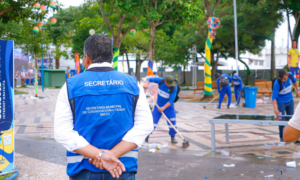 MUTIRÃO: Rio Branco Retira Mais de 120 Toneladas de Lixo do Centro, após Cinco Noites de Carnaval