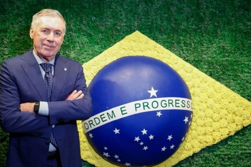 DESAFIO: Confederação Brasileira de Futebol Anuncia Renovação de Carlo Ancelotti até a Copa do Mundo de 2030