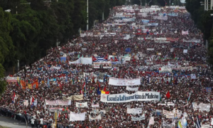 MOBILIZAÇÃO: Protestos do Dia do Trabalho pelo Mundo Miram Super-Ricos e Políticas de Trump
