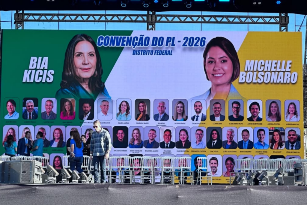 OFICIAL: PL Oficializa Candidaturas de Michelle Bolsonaro e Bia Kicis ao Senado pelo DF Durante Convenção em Brasília