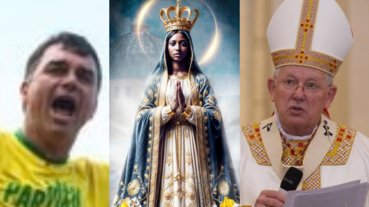 GUERRA SANTA: Flávio Bolsonaro Acusa CNBB de Fake News Sobre Nossa Senhora Aparecida; Bispos Reagem ao Ataque
