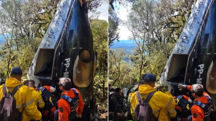 TRAGÉDIA: Helicóptero com Cantor Rick e Quatro Ocupantes Cai em SC; Não Há Sobreviventes